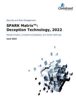 SPARK Matrix™: Deception Technology, 2022
