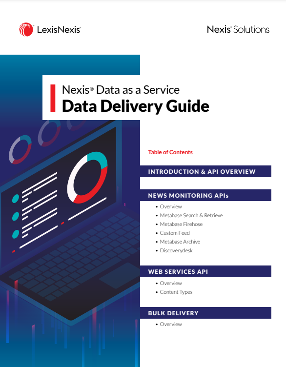 Nexis® Data as a Service Data Delivery Guide