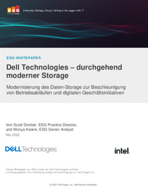 Dell Technologies – durchgehend moderner Storage (DE)