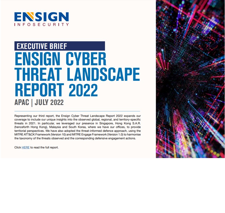 Executive Brief – Ensign Cyber Threat Landscape Report 2022