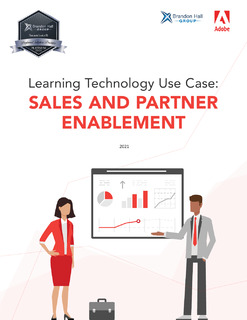 Learning Technology Use Case: Sales and Partner Enablement