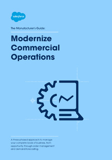 The Manufacturer’s Guide: Modernize Commercial Operations
