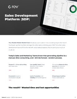 Sales Development Platform (SDP)