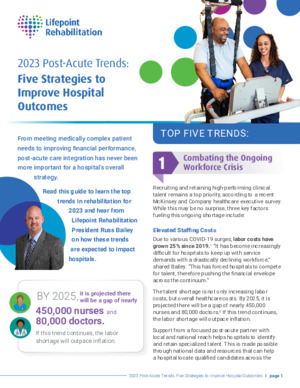 Top Rehabilitation Trends for 2023: Executive Insights
