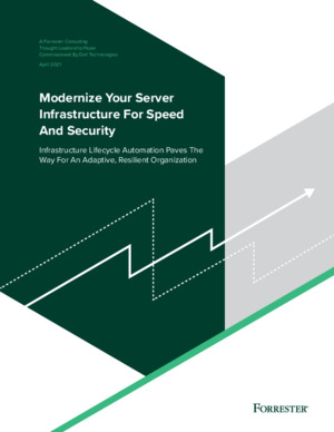 Forrester: Modernize Your Server Infrastructure For Speed And Security