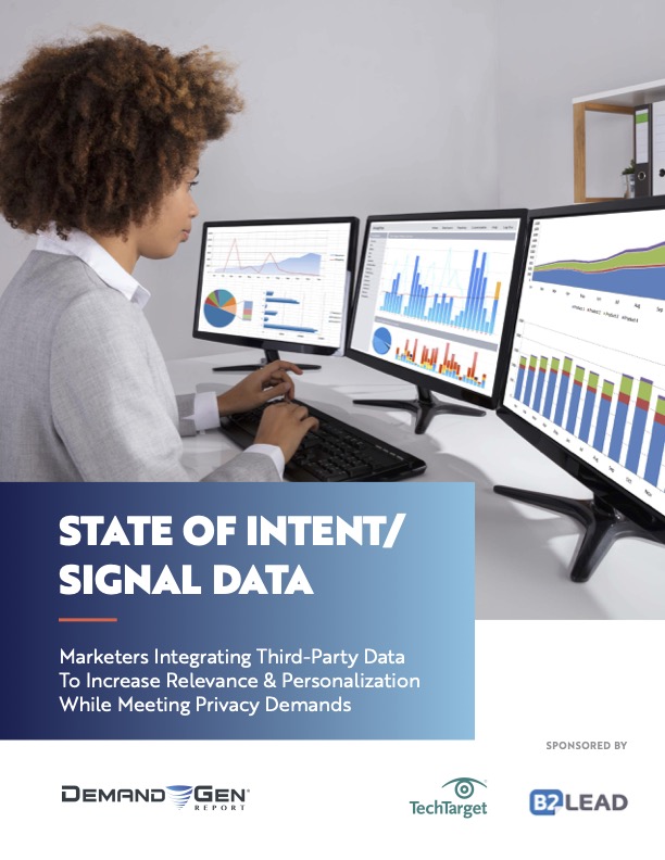 2022 State Of Intent and Signal Data featuring B2Lead