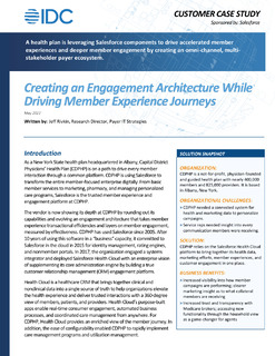 Creating an Engagement Architecture While Driving Member Experience Journeys