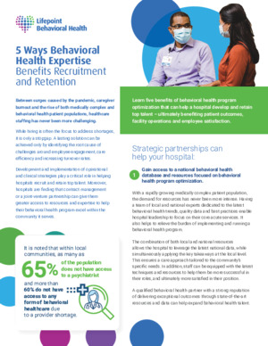 Behavioral Health: 5 Ways Partnership Helps Retain Talent