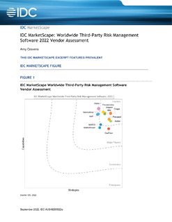 IDC MarketScape: Worldwide Third-Party Risk Management  Software 2022 Vendor Assessment