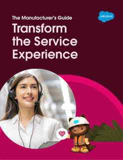 The Manufacturer’s Guide: Transform the Service Experience