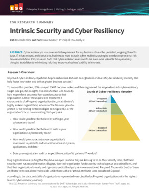 Intrinsic Security and Cyber Resiliency