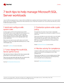 7 Tech Tips to Help Manage Microsoft SQL Server Workloads