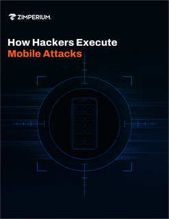 How Hackers Execute Mobile Attacks