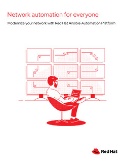 Network Automation for Everyone: Modernize Your Network with Red Hat Ansible Automation Platform