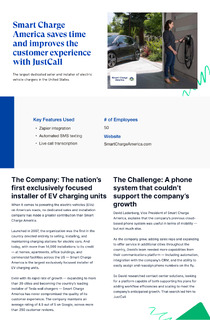 Smart Charge America saves time and improves the customer experience with JustCall