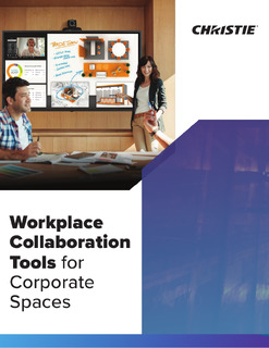 Workplace Collaboration Tools for Corporate Spaces