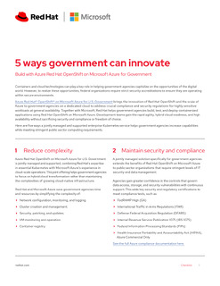5 ways government can innovate: A checklist