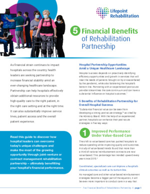 5 Financial Benefits Partnership