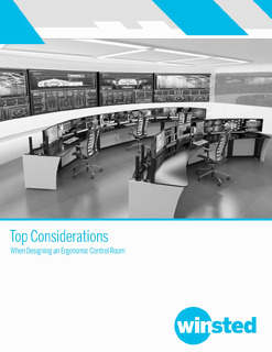 Top Considerations When Designing an Ergonomic Control Room
