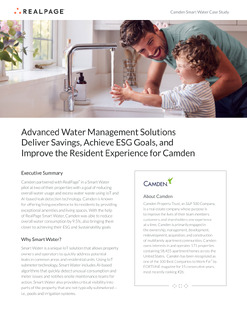 Camden Scores Savings With Smart Water