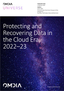 Omdia Universe: Protecting and Recovering Data in the Cloud Era, 2022–23