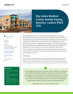 Case Study: How Sky Lakes Medical Recovered from Ransomware with Cohesity