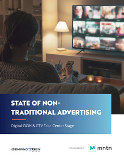 State Of Non-Traditional Advertising: Digital OOH & CTV Take Center Stage